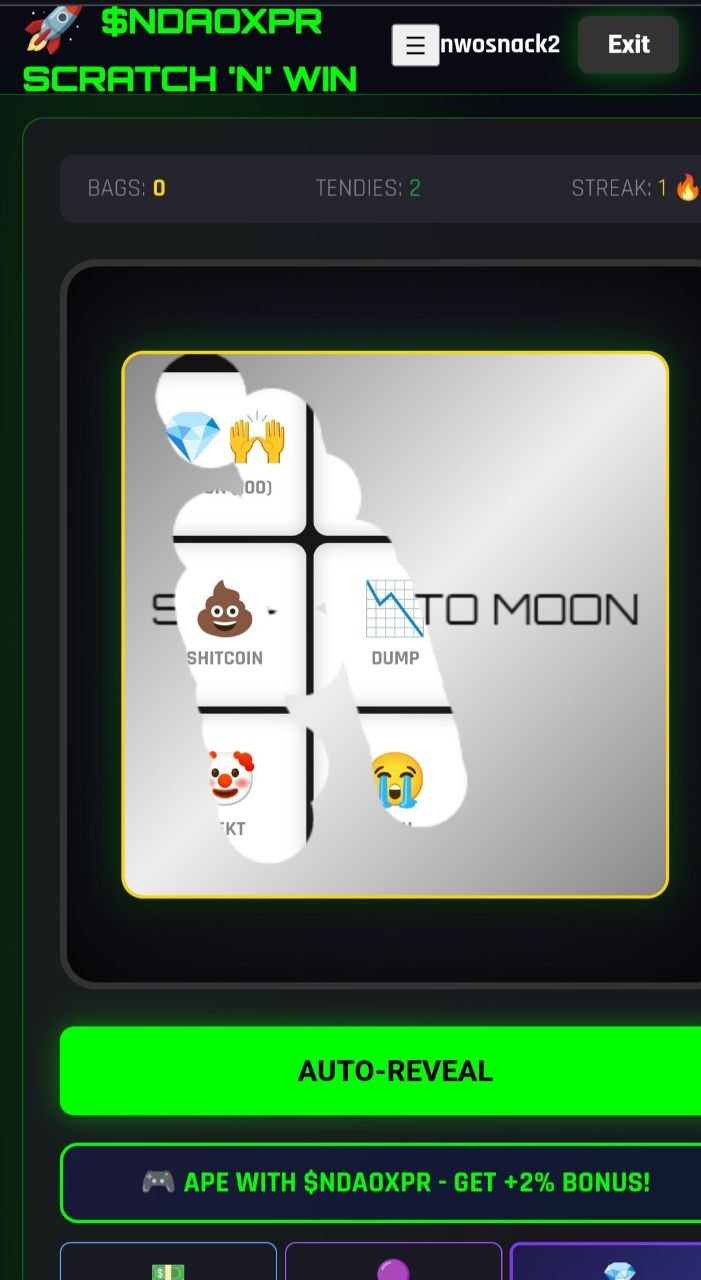 Interactive Scratch 'N' Win!